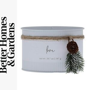 3Wick Better Homes And Gardens Cream Scented Candle